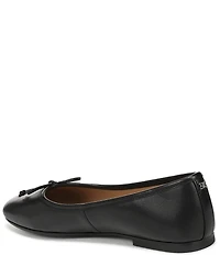 Sam Edelman Alie Leather Bow Detail Ballet Flats