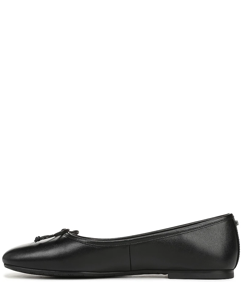 Sam Edelman Alie Leather Bow Detail Ballet Flats