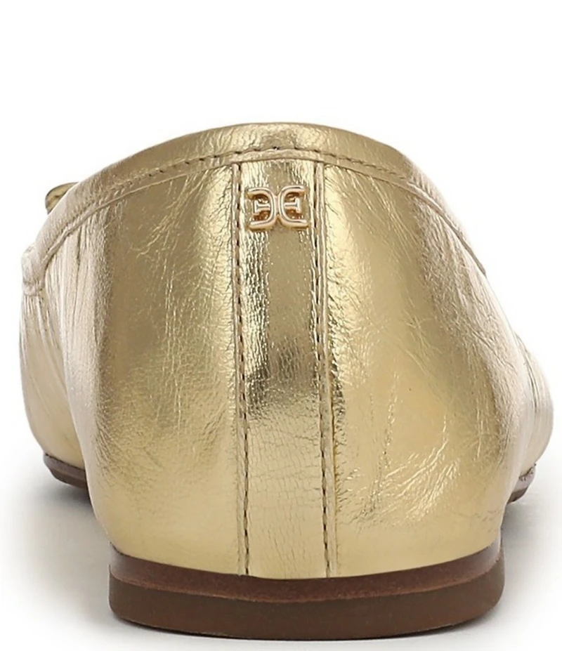 Sam Edelman Alie Leather Bow Detail Ballet Flats
