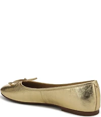 Sam Edelman Alie Leather Bow Detail Ballet Flats