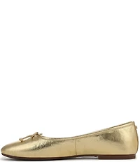Sam Edelman Alie Leather Bow Detail Ballet Flats