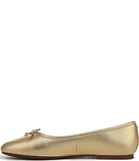 Sam Edelman Alie Leather Bow Detail Ballet Flats