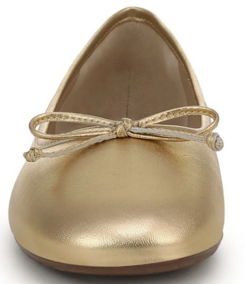 Sam Edelman Alie Leather Bow Detail Ballet Flats