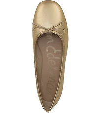 Sam Edelman Alie Leather Bow Detail Ballet Flats