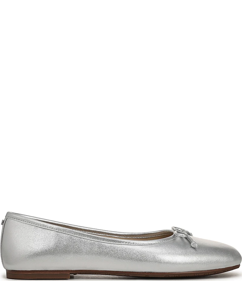 Sam Edelman Alie Leather Bow Detail Ballet Flats