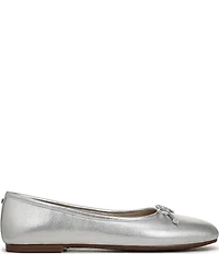 Sam Edelman Alie Leather Bow Detail Ballet Flats