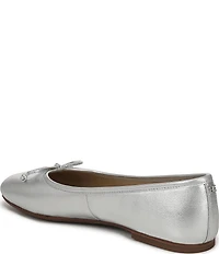 Sam Edelman Alie Leather Bow Detail Ballet Flats