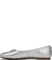 Sam Edelman Alie Leather Bow Detail Ballet Flats