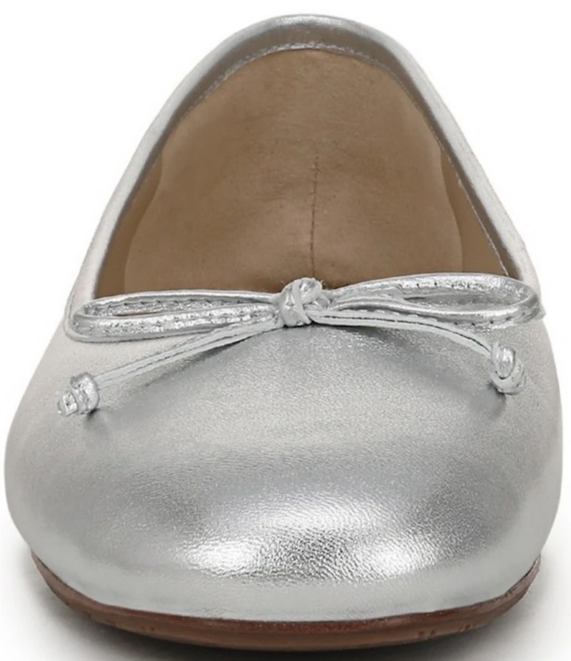 Sam Edelman Alie Leather Bow Detail Ballet Flats