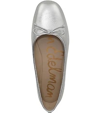 Sam Edelman Alie Leather Bow Detail Ballet Flats