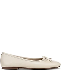 Sam Edelman Alie Leather Bow Detail Ballet Flats