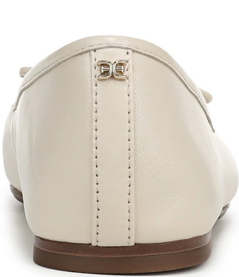 Sam Edelman Alie Leather Bow Detail Ballet Flats