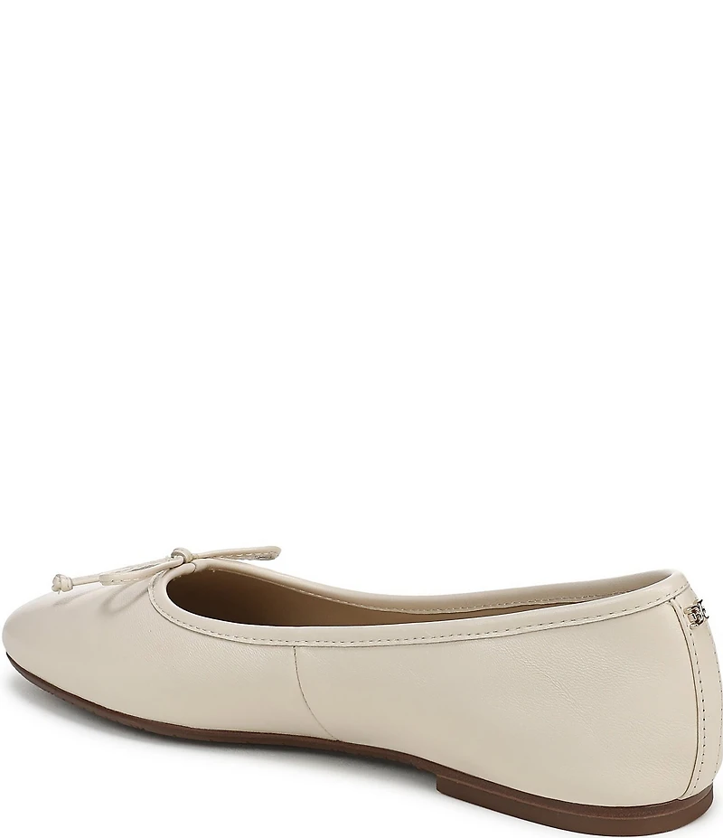 Sam Edelman Alie Leather Bow Detail Ballet Flats