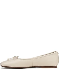 Sam Edelman Alie Leather Bow Detail Ballet Flats