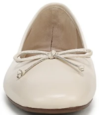 Sam Edelman Alie Leather Bow Detail Ballet Flats