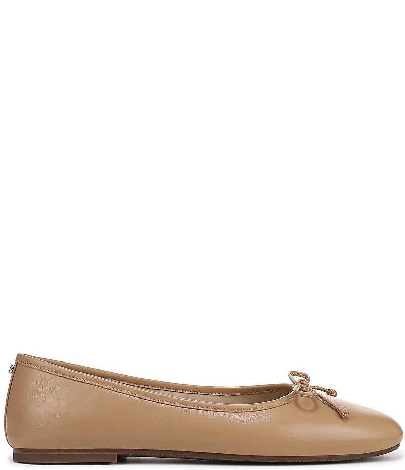 Sam Edelman Alie Leather Bow Detail Ballet Flats