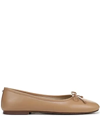 Sam Edelman Alie Leather Bow Detail Ballet Flats