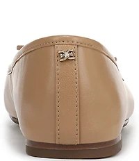 Sam Edelman Alie Leather Bow Detail Ballet Flats