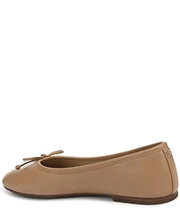 Sam Edelman Alie Leather Bow Detail Ballet Flats