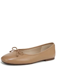Sam Edelman Alie Leather Bow Detail Ballet Flats