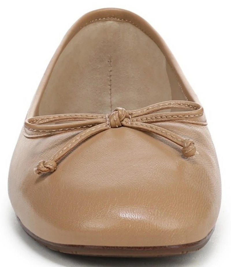 Sam Edelman Alie Leather Bow Detail Ballet Flats