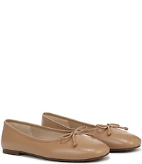 Sam Edelman Alie Leather Bow Detail Ballet Flats