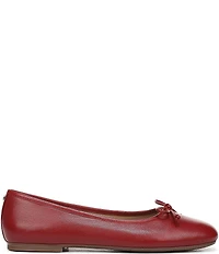 Sam Edelman Alie Leather Bow Detail Ballet Flats