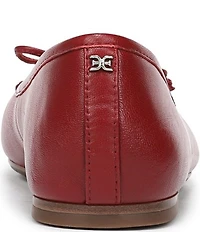 Sam Edelman Alie Leather Bow Detail Ballet Flats