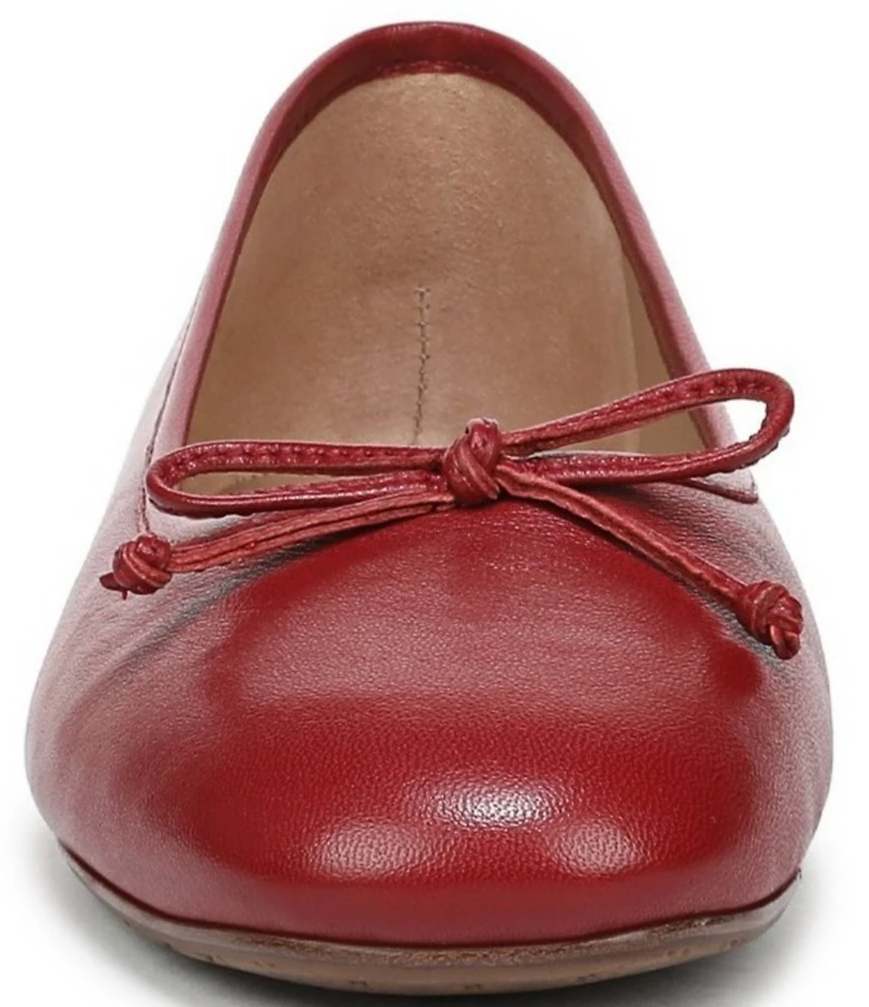 Sam Edelman Alie Leather Bow Detail Ballet Flats