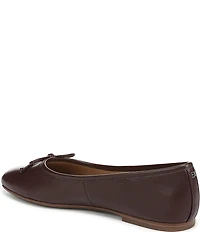 Sam Edelman Alie Leather Bow Detail Ballet Flats