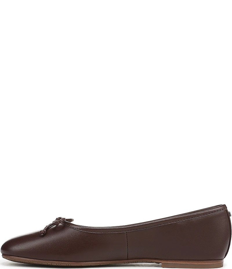 Sam Edelman Alie Leather Bow Detail Ballet Flats