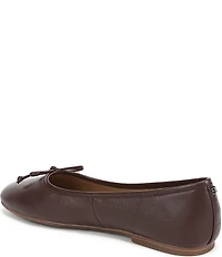 Sam Edelman Alie Leather Bow Detail Ballet Flats