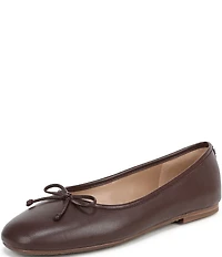 Sam Edelman Alie Leather Bow Detail Ballet Flats