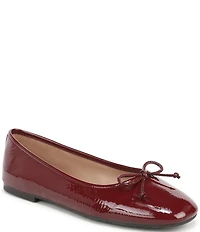 Sam Edelman Alie Patent Leather Bow Detail Ballet Flats