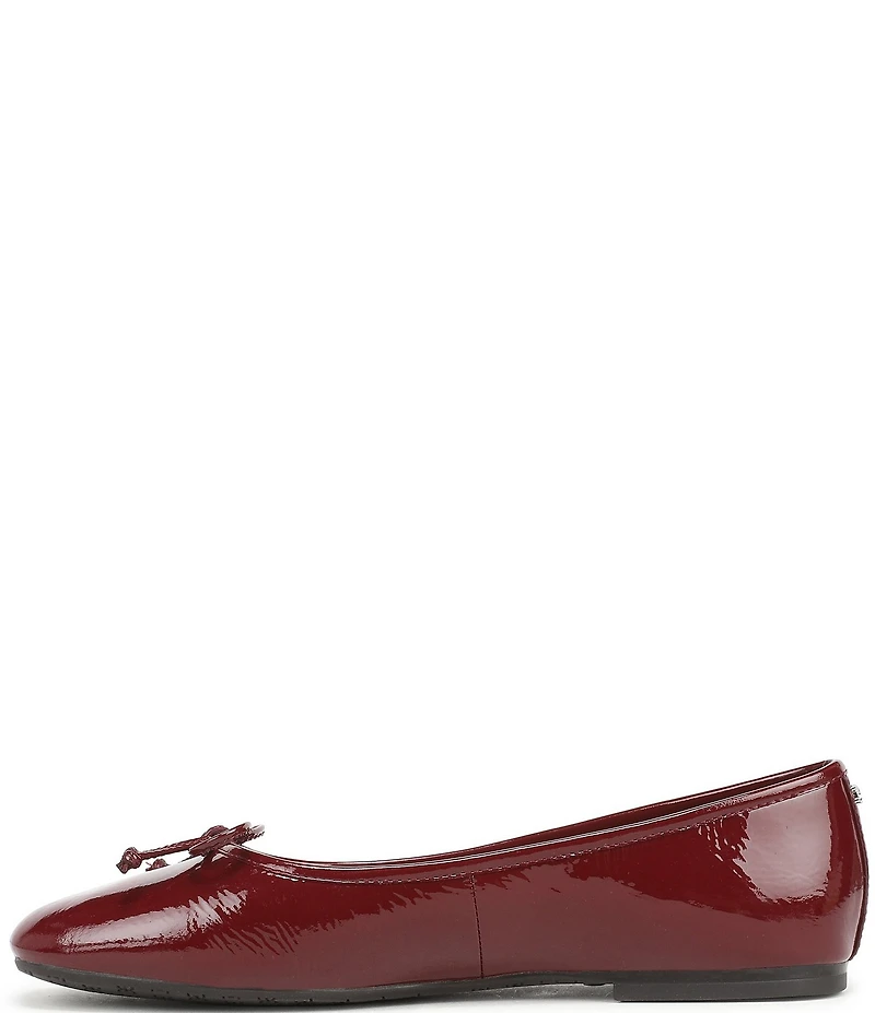 Sam Edelman Alie Patent Leather Bow Detail Ballet Flats