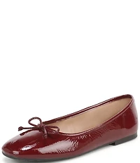 Sam Edelman Alie Patent Leather Bow Detail Ballet Flats