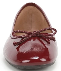 Sam Edelman Alie Patent Leather Bow Detail Ballet Flats