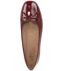 Sam Edelman Alie Patent Leather Bow Detail Ballet Flats