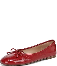 Sam Edelman Alie Patent Leather Bow Detail Ballet Flats