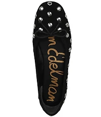 Sam Edelman Alie Studded Suede Bow Detail Ballet Flats