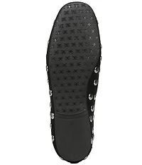 Sam Edelman Alie Studded Suede Bow Detail Ballet Flats