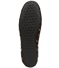 Sam Edelman Alie Studded Suede Bow Detail Ballet Flats