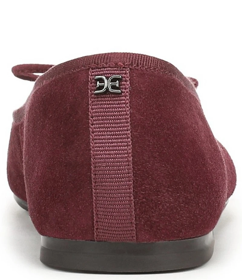 Sam Edelman Alie Suede Bow Detail Ballet Flats