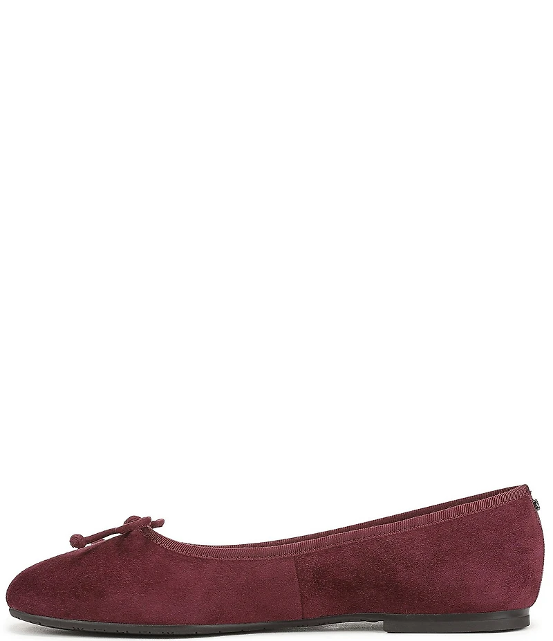 Sam Edelman Alie Suede Bow Detail Ballet Flats