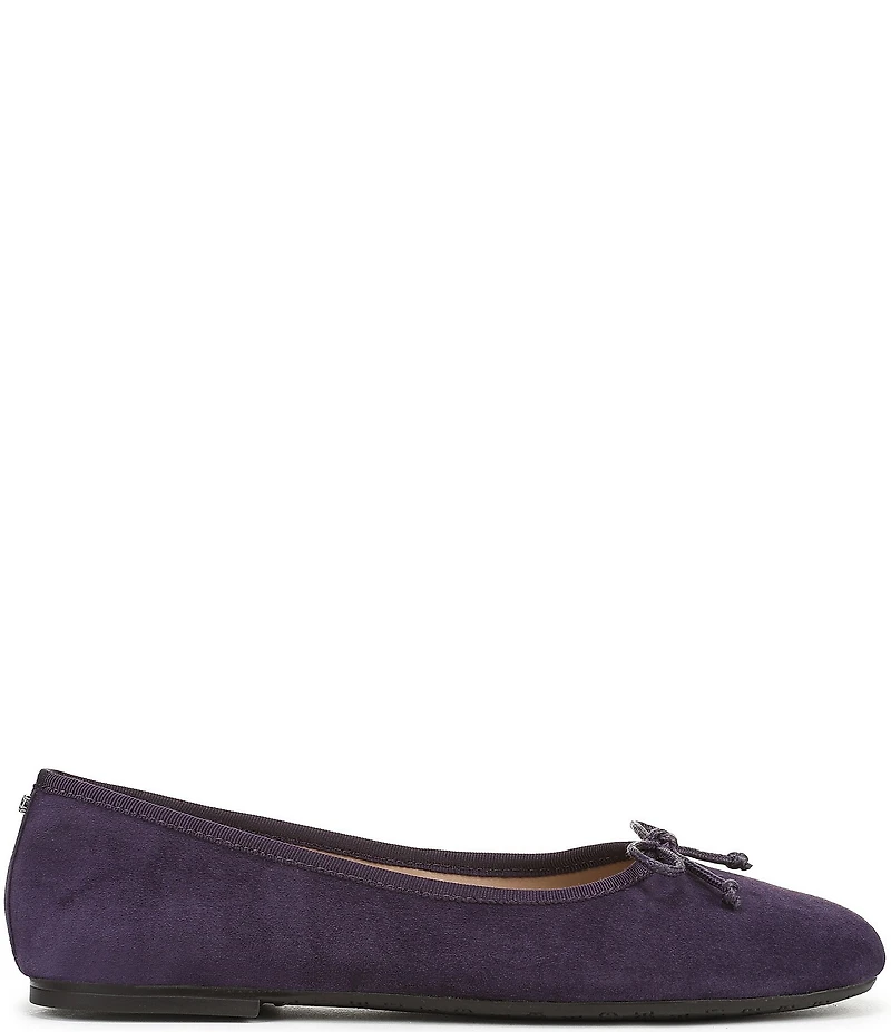 Sam Edelman Alie Suede Bow Detail Ballet Flats