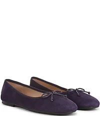 Sam Edelman Alie Suede Bow Detail Ballet Flats