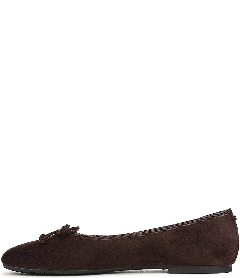 Sam Edelman Alie Suede Bow Detail Ballet Flats