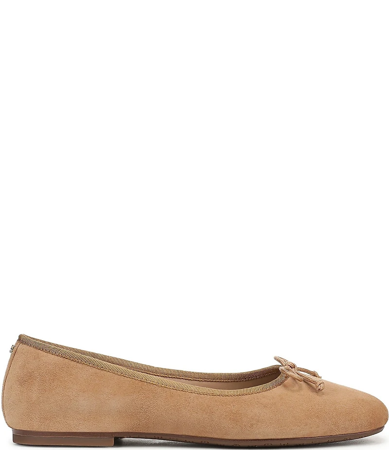 Sam Edelman Alie Suede Bow Detail Ballet Flats