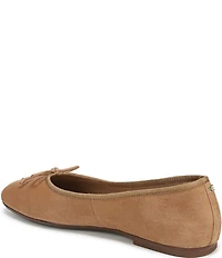 Sam Edelman Alie Suede Bow Detail Ballet Flats