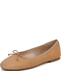 Sam Edelman Alie Suede Bow Detail Ballet Flats